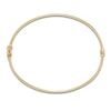 Thumbnail Image 2 of Polished Bangle Bracelet Hollow 10K Yellow Gold 3mm
