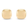 Thumbnail Image 1 of Cushion-Shaped Stud Earrings Solid 14K Yellow Gold