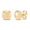 Thumbnail Image 2 of Cushion-Shaped Stud Earrings Solid 14K Yellow Gold