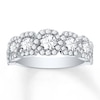Thumbnail Image 1 of Diamond Anniversary Band 1-1/2 ct tw Round-cut 14K White Gold