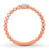 Thumbnail Image 1 of Diamond Stackable Ring 1/10 ct tw Round-cut 10K Rose Gold