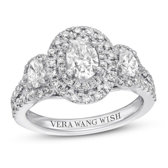 Vera Wang Love Ring 1 1 2 Ct Tw Diamonds 14k White Gold Jared