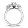 Thumbnail Image 1 of Vera Wang WISH Ring 1-1/2 ct tw Oval/Round Diamonds 14K White Gold