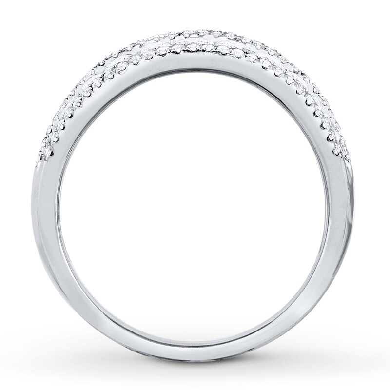 Diamond Anniversary Band 1-3/4 ct tw Round-cut 14K White Gold