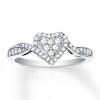 Thumbnail Image 0 of Diamond Promise Ring 1/4 carat tw Round 10K White Gold