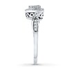 Thumbnail Image 2 of Diamond Promise Ring 1/4 carat tw Round 10K White Gold