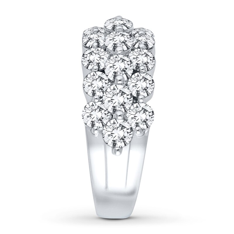 Diamond Anniversary Band 3 ct tw Round-cut 14K White Gold