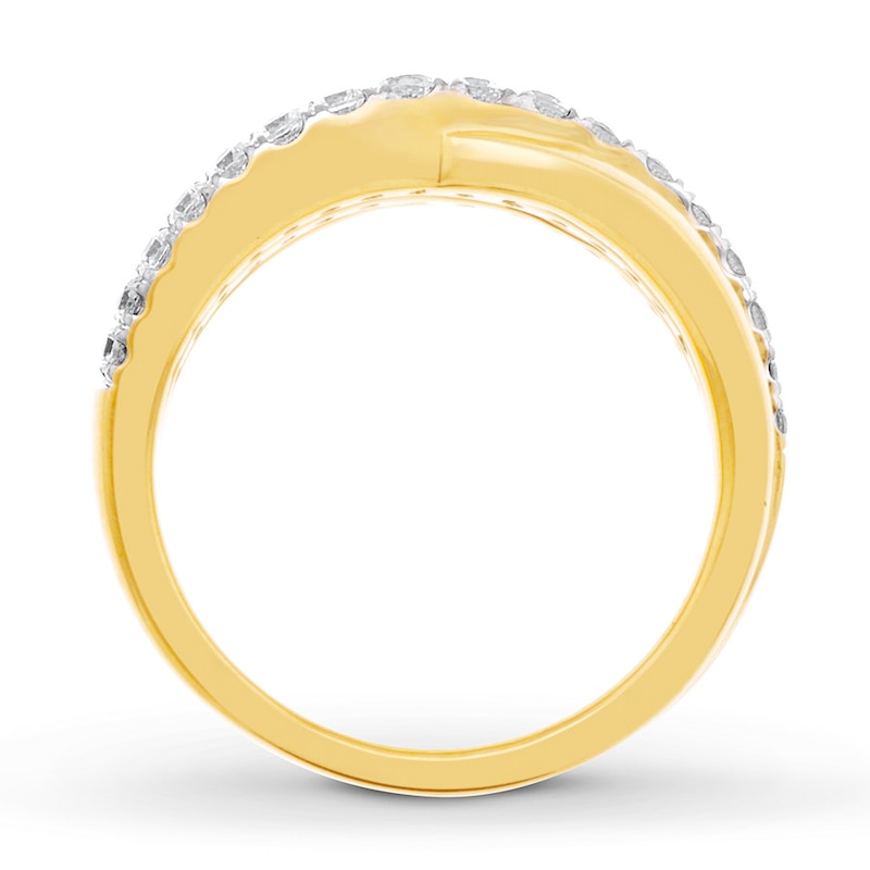 Diamond Ring 7/8 ct tw Round 14K Yellow Gold