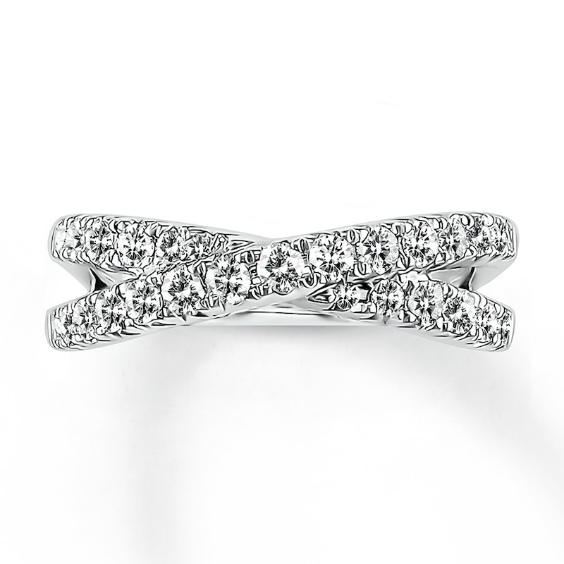 Diamond Ring 3/4 carat tw Round 14K White Gold