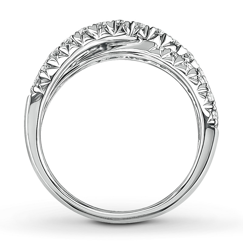 Diamond Ring 3/4 carat tw Round 14K White Gold