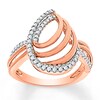 Thumbnail Image 0 of Diamond Ring 1/4 ct tw Round-cut 10K Rose Gold