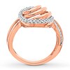 Thumbnail Image 1 of Diamond Ring 1/4 ct tw Round-cut 10K Rose Gold