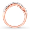 Thumbnail Image 1 of Diamond Crossover Band 1/4 ct tw Round 10K Rose Gold