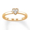 Thumbnail Image 0 of Diamond Stackable Ring 1/10 ct tw Round 10K Yellow Gold