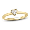 Thumbnail Image 1 of Diamond Stackable Ring 1/10 ct tw Round 10K Yellow Gold
