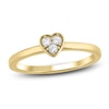 Thumbnail Image 0 of Diamond Stackable Ring 1/10 ct tw Round 10K Yellow Gold