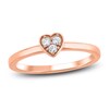 Thumbnail Image 1 of Diamond Stackable Ring 1/10 ct tw Round 10K Rose Gold