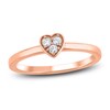 Thumbnail Image 0 of Diamond Stackable Ring 1/10 ct tw Round 10K Rose Gold