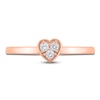 Thumbnail Image 1 of Diamond Stackable Ring 1/10 ct tw Round 10K Rose Gold