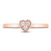 Thumbnail Image 2 of Diamond Stackable Ring 1/10 ct tw Round 10K Rose Gold