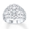 Thumbnail Image 0 of Diamond Ring 3-1/2 ct tw Round 14K White Gold
