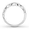 Thumbnail Image 2 of Diamond Anniversary Band 1/4 ct tw Round-cut 10K White Gold