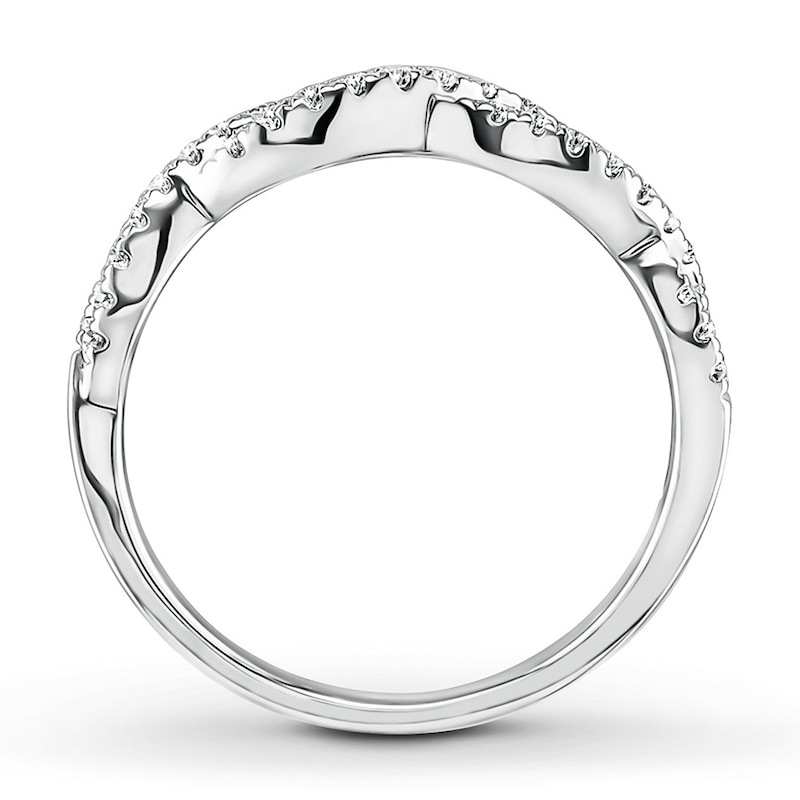 Main Image 2 of Diamond Anniversary Band 1/4 ct tw Round-cut 10K White Gold