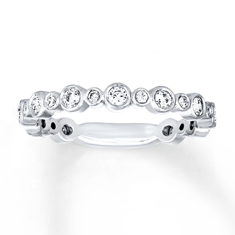 Diamond Anniversary Band 1/2 ct tw Round-cut 14K White Gold