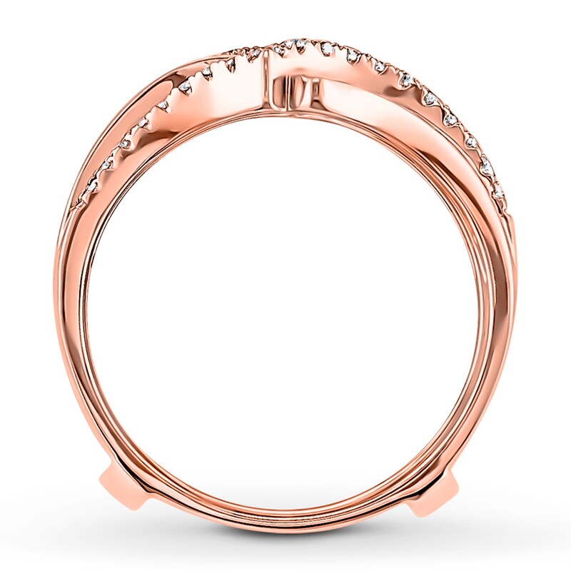 Diamond Enhancer Ring 1/4 ct tw Round-cut 14K Rose Gold