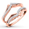 Thumbnail Image 3 of Diamond Enhancer Ring 1/4 ct tw Round-cut 14K Rose Gold