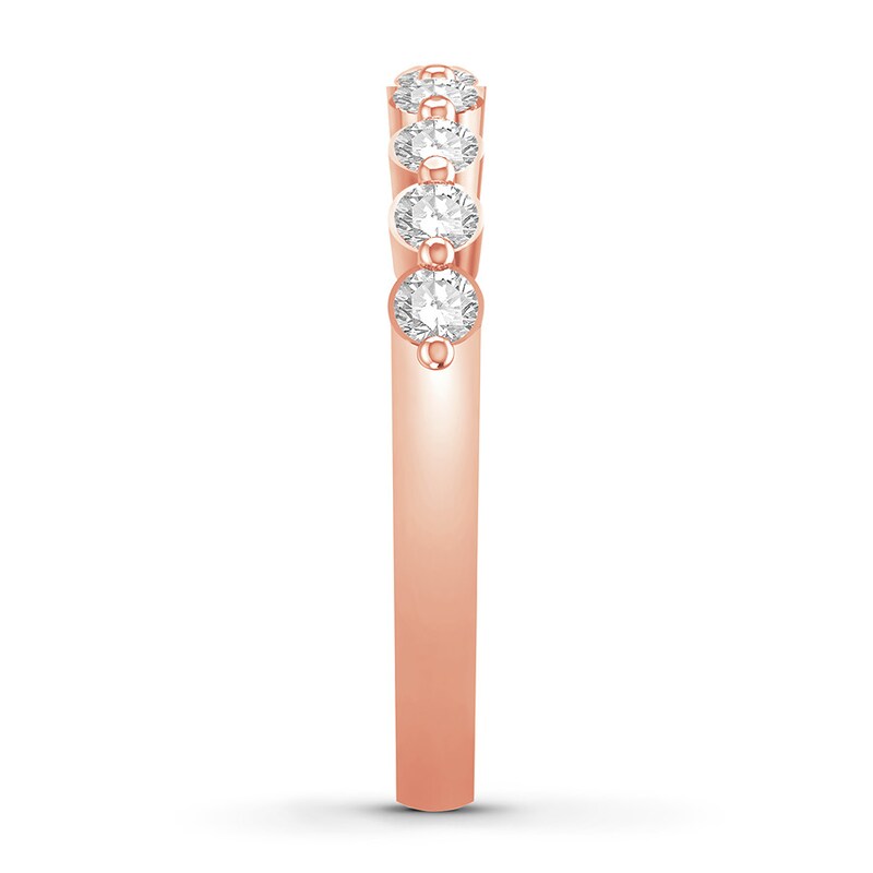 Diamond Anniversary Band 1/2 carat tw Round-cut 14K Rose Gold