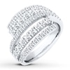 Thumbnail Image 3 of Diamond Ring 1-1/2 ct tw Round-cut 14K White Gold