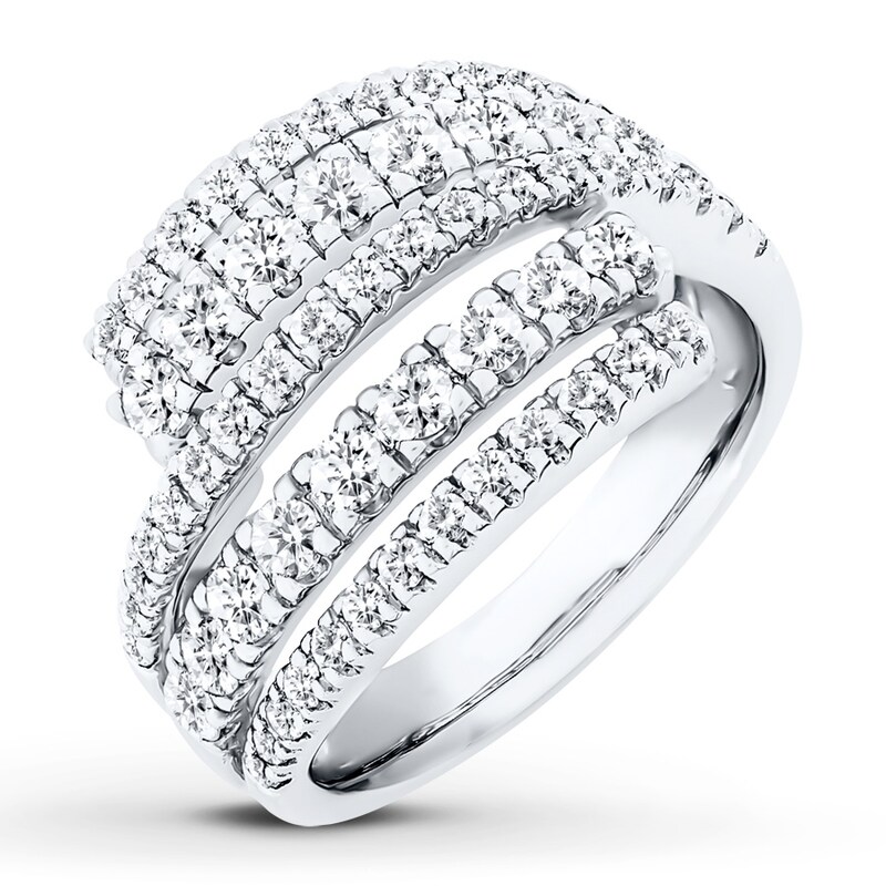 Diamond Ring 1-1/2 ct tw Round-cut 14K White Gold