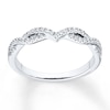 Thumbnail Image 1 of Diamond Anniversary Ring 1/5 ct tw Round-cut 14K White Gold