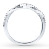 Thumbnail Image 2 of Diamond Anniversary Ring 1/5 ct tw Round-cut 14K White Gold