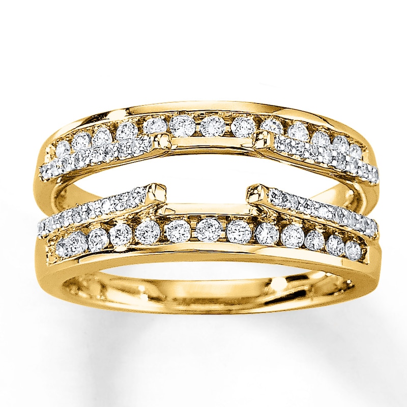 Main Image 1 of Diamond Enhancer Ring 1/2 ct tw Round-Cut 14K Yellow Gold