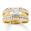 Thumbnail Image 2 of Diamond Enhancer Ring 1/2 ct tw Round-Cut 14K Yellow Gold