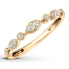 Thumbnail Image 3 of Diamond Anniversary Band 1/10 ct tw Round-cut 10K Yellow Gold