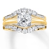Thumbnail Image 2 of Diamond Enhancer Ring 5/8 ct tw Round-cut 14K Yellow Gold