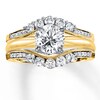 Thumbnail Image 2 of Diamond Enhancer Ring 5/8 ct tw Round-cut 14K Yellow Gold