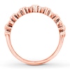 Thumbnail Image 1 of Diamond Stackable Ring 1/5 ct tw Bezel-set Round 10K Rose Gold