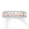 Thumbnail Image 0 of Diamond Anniversary Ring 1/2 ct tw Bezel-set 14K Two-Tone Gold