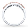 Thumbnail Image 1 of Diamond Anniversary Ring 1/2 ct tw Bezel-set 14K Two-Tone Gold
