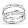 Thumbnail Image 0 of Diamond Enhancer Ring 1 carat tw Round-cut 14K White Gold