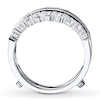 Thumbnail Image 1 of Diamond Enhancer Ring 1 carat tw Round-cut 14K White Gold