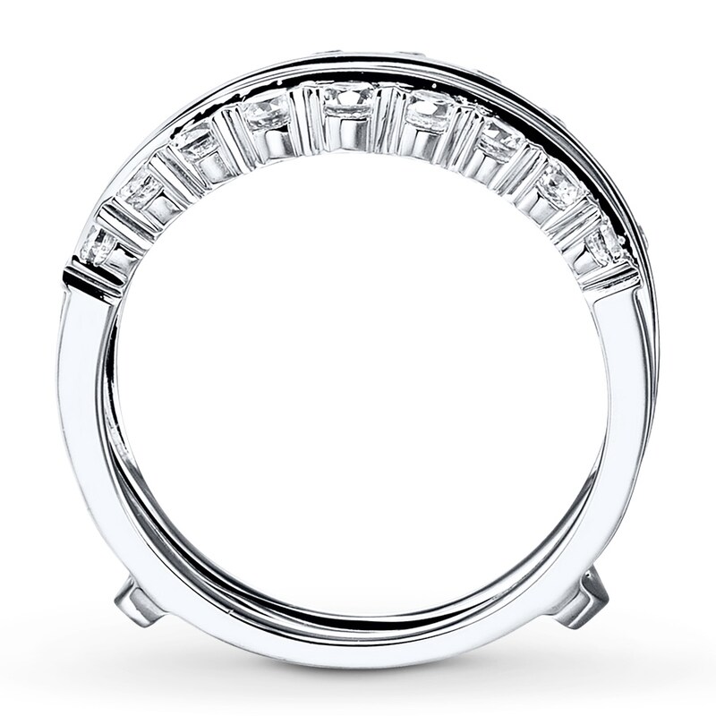 Diamond Enhancer Ring 1 carat tw Round-cut 14K White Gold