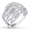 Thumbnail Image 3 of Diamond Anniversary Band 1 carat tw Round-cut 14K White Gold