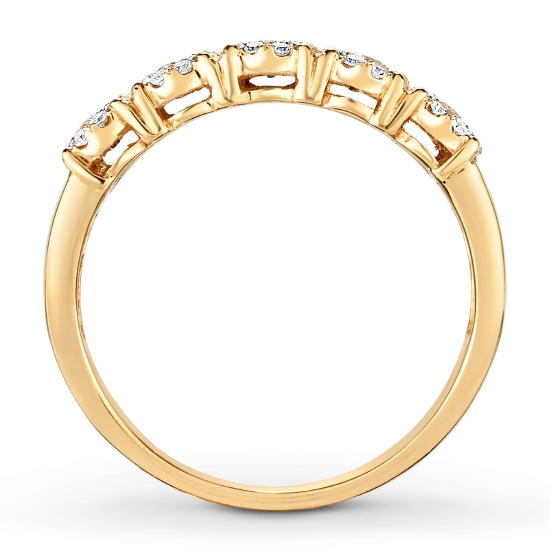 Diamond Anniversary Band 1-1/4 ct tw Round-cut 14K Yellow Gold