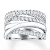 Thumbnail Image 1 of Diamond Ring 1-1/2 ct tw Round 14K White Gold