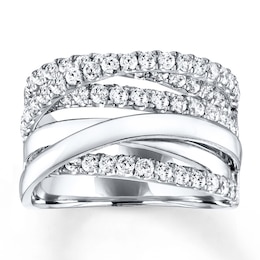 Diamond Ring 1-1/2 ct tw Round 14K White Gold